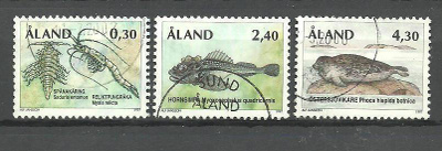 ÅLAND Merieläimet sarja 1997, LaPe 124-126 o