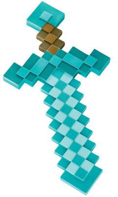 MINECRAFT PLASTIC REPLICA DIAMOND SWORD 51CM	(84 828)