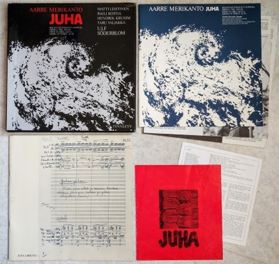 MERIKANTO / SÖDERBLOM: Juha – 3-LP Box set 1972 w/ 3 inserts