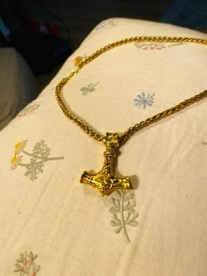 Viikinki kaulakoru golden