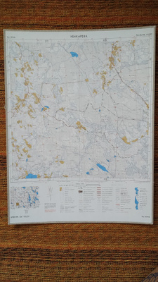 VEHKAPERÄ Maastokartta Topografinen kartta