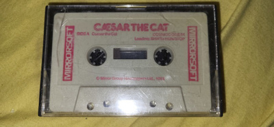 Caesar the cat commodore 64 peli
