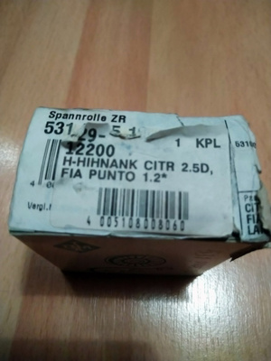 Citroen Fiat Peugeot ym. hammashihnan kiristin INA 531000510