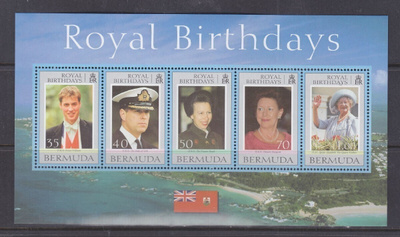 Bermuda royal birthays  esim. Queen Elisabet