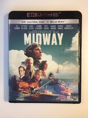 Midway (4K Ultra HD + Blu-ray) Ohjaus: Roland Emmerich 2019