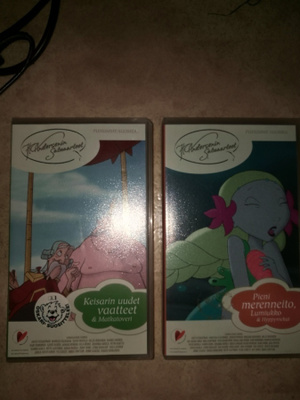 VHS videokasetti Keisarin uudet vaatteet & Pieni Merenneito