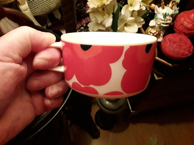 Marimekko unikko teekuppi