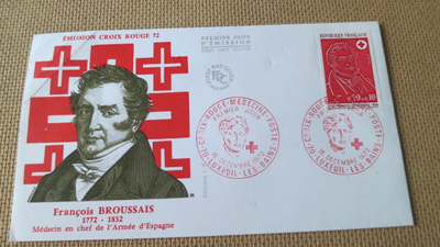 Ranska FDC 1972: Punainen Risti