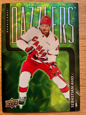 Sebastian Aho 25-26 Upper Deck #DZ-28 Dazzlers Green