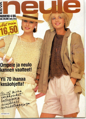 Eeva Neule n:o 4 1985  Katso kuvat.