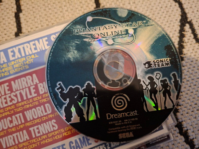 Sega Dreamcast Phantasy Star Online, vain levy