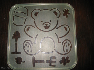 Tupperware piirrustuslevy : Tiwi nalle + hiekkalelut