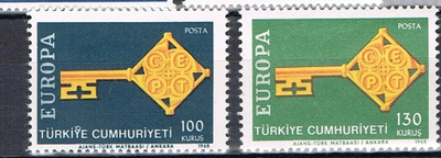 Turkki 1968 - Europa CEPT  ++