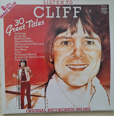 CLIFF RICHARD : LISTEN TO CLIFF  2-LP