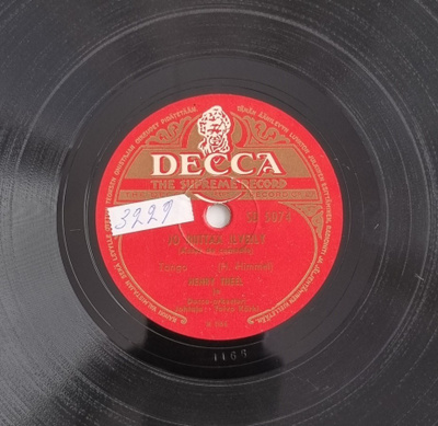Savikiekko 1949 - Henry Theel - Decca SD 5074