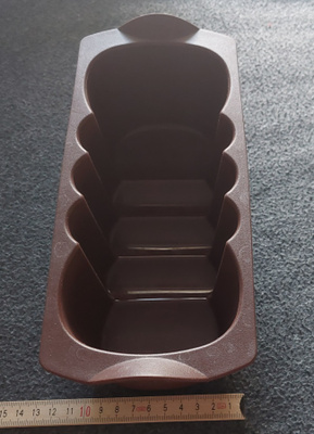 Tupperware silikoni leipävuoka ruskea