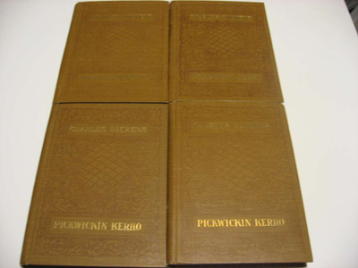 Pickwickin kerho 1-4, Charles Dickens 1926-27