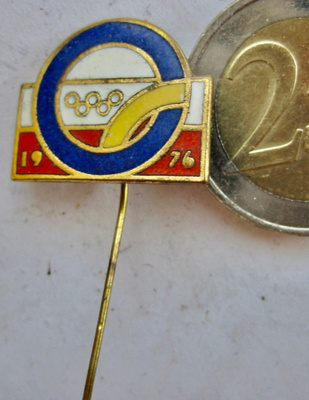 VANHA Merkki Olympia 1976  Puola Poland NOC Olympic Pin