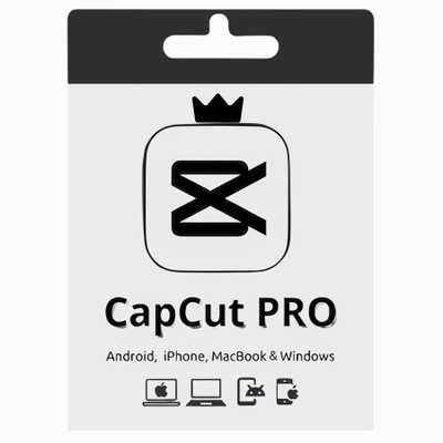 CapCut Pro – 6 kuukauden käyttöoikeus tilin kautta