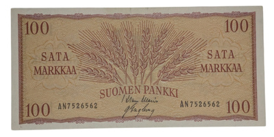 100 Markkaa 1957 AN7526562