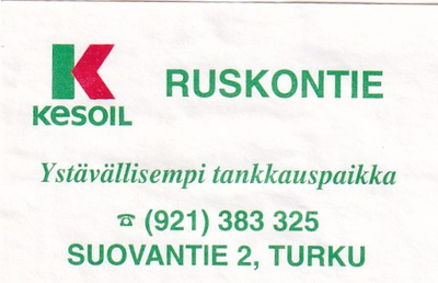 Turku, Kesoil Ruskontei  1/15