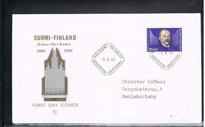 1968  Merikanto FDC kerhokuori