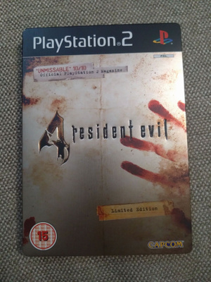 Resident Evil 4 Ltd Edition Steelbook - PAL UK versio CIB