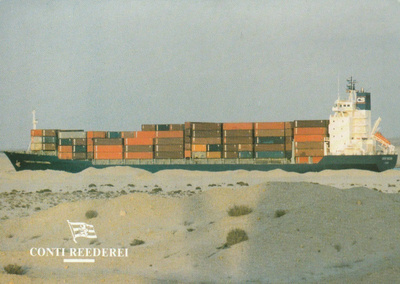 LAIVAKORTTI - MS CONTSHIP BARCELONA