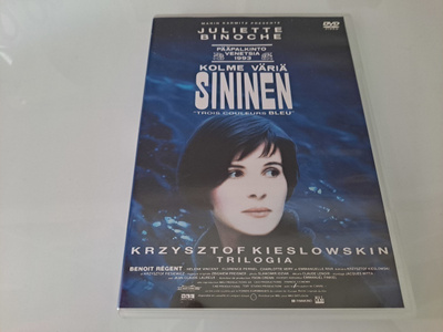 Kolme väriä Sininen Krzysztof Kieslowskin Trilogia (DVD)