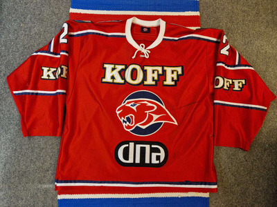 Teemu Laakso Punainen HIFK Game Worn 2005-2006