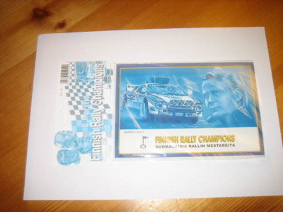 Ralllikortteja 8 kpl / FINNISH RALLY CHAMPIONS
