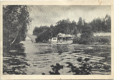 Teisko, Aunesilta, laiva-aihe 1942