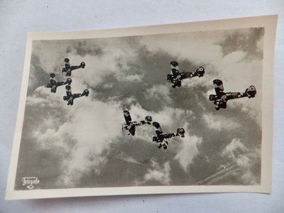 Natsi Saksa Unsere Luftwaffe Lentokone Henschel Hs 123