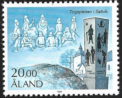 Åland 1986 Historiallinen sarja 20,00 mk ** LaPe 018