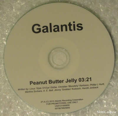 Galantis • Peanut Butter Jelly PROMO CDr-Single