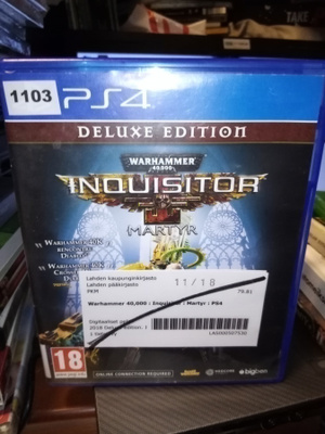 PS4 WARHAMMER 40000 INQUISITOR ( SIS POSTIKULU)