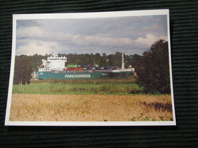 M/S Astrea. Laivapostikortti