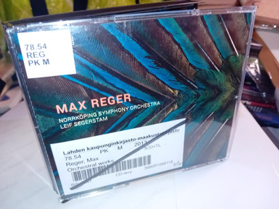 3CD Max Reger Norrköping Symphony Orchestra Leif Segerstam