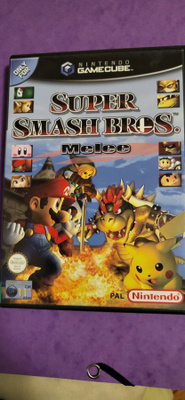 GAMECUBE Super Smash Bros. Melee Black Label peli Cib