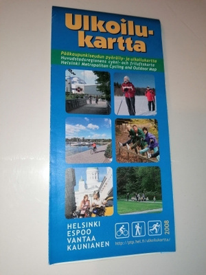 Iskemätön  ulkoilukartta 2008 pääkaupunkiseutu