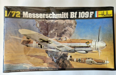 Messerschmitt BF 109F Heller 1:72.Vintage Kottava