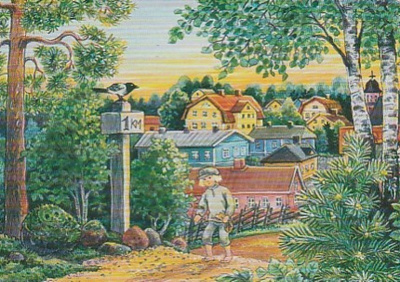 Postikortti, TAIDEKORTTI, Marjaliisa Pitkäranta