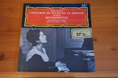Schumann:Concerto de Piano en La Mineur.Weber:Konzertstück