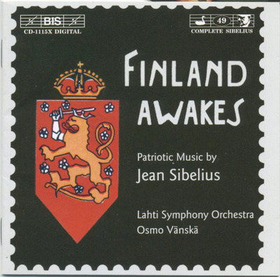 SIBELIUS • VÄNSKÄ • LSO: Finland Awakes – MINT! BIS CD 2000