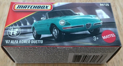 Alfa Romeo Duetto Spider Roadster Green 1967 Matchbox 1:64