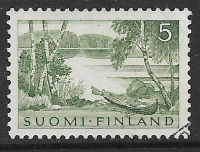Yleismerkki 5mk 1961 (LAPE 532) O