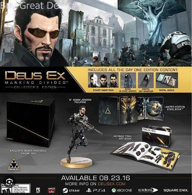 dues ex collectors edition PS4 - HEAD HUNTER STORE.