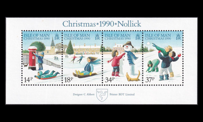 Mansaari 448-51BL14 ** Joulu (1990)