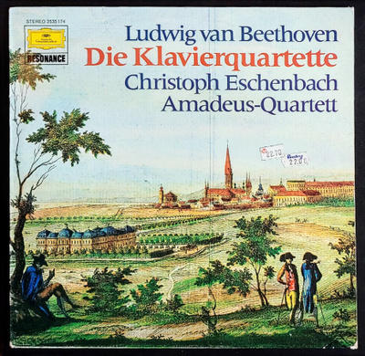 BEETHOVEN • ESCHENBACH: Pianokvartetot 1. – 3. - DG LP 1976