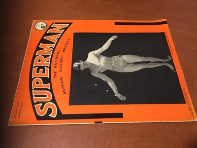 SUPERMAN THE NATIONAL PHYSICAL CULTURE MAY 1938 HYVÄ